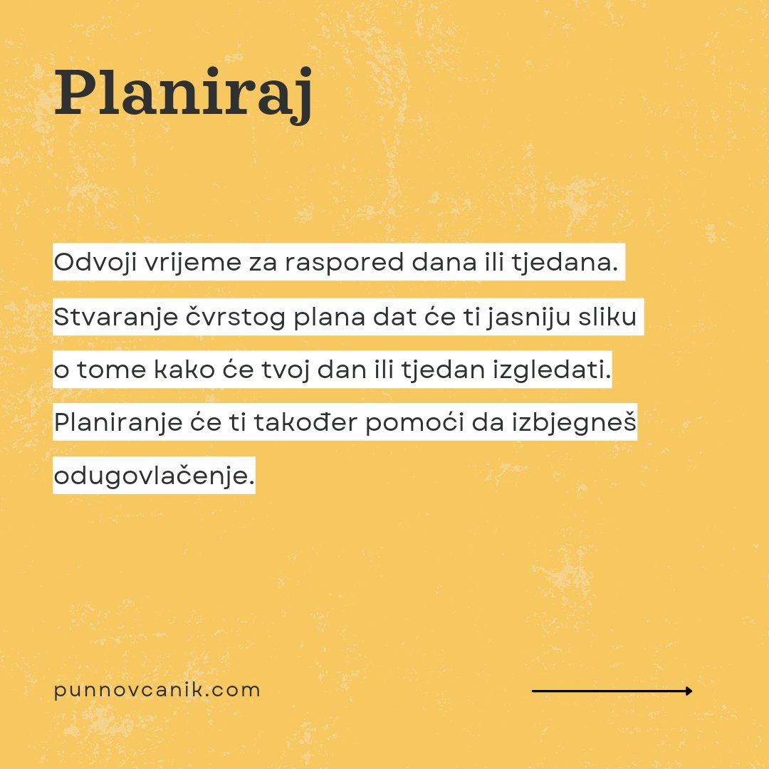 PUNOVCANIK's tweet photo. 💡Otkrivamo 3 koraka koja su nama pomogla da budemo produktivniji. 
⁠ 
Da li imate problem s produktivnošću i na koji način Vi organizirate svoje vrijeme? Napišite nam u komentarima. 💭

#financije #ulaganje #posao https://t.co/9Ffn9ht41V