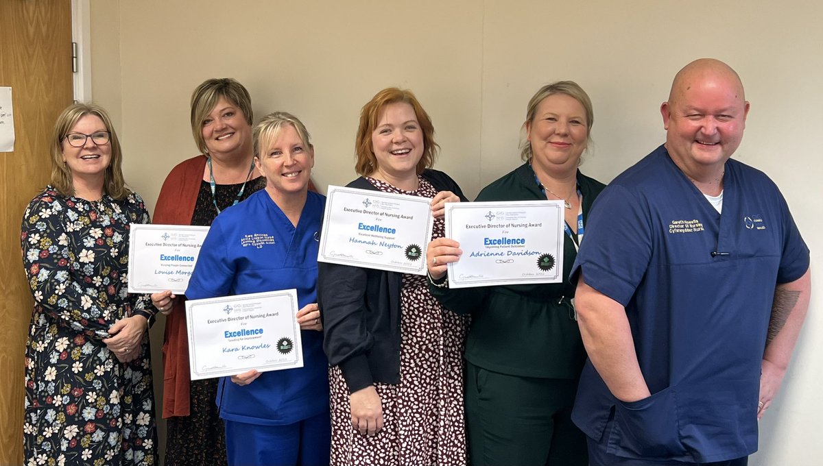 Steve Jones (@stevejjones65) on Twitter photo Congratulations to our LD & MH nurses on getting their Exec Nurse Director Excellence Awards today - so deserved for all the great work done every day!!
<a href="/HazelPowell11/">Hazel Powell 💙</a> @garethhowells1 Congratulations to our LD & MH nurses on getting their Exec Nurse Director Excellence Awards today - so deserved for all the great work done every day!!
<a href="/HazelPowell11/">Hazel Powell 💙</a> @garethhowells1