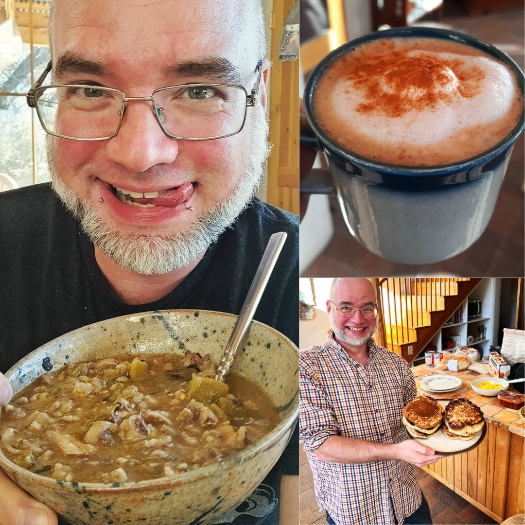 Polycot Associates' annual retreat is an opportunity for the co-op members to grow closer together, discuss their future plans for the coming year, and eat great food. Benjamin is showing off some of the best dishes! 

#retreat#food#coop#Polycot#webdev#latte#yum#goodvibes#tech