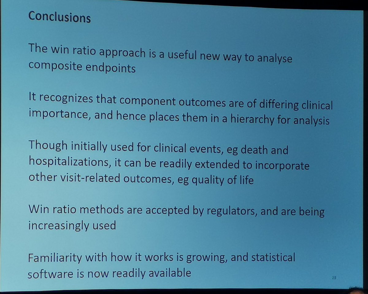 DrRaniKhatib's tweet photo. Have you heard of the "Win Ratio"?
A new way to better analyse composite end points for trials.
1/2
@CVCTForum @DrRajivsankar @rachkataria @SantosGallegoMD @docbhardwaj @FaiezZANNAD @hvanspall https://t.co/oMDHyQ4M7l