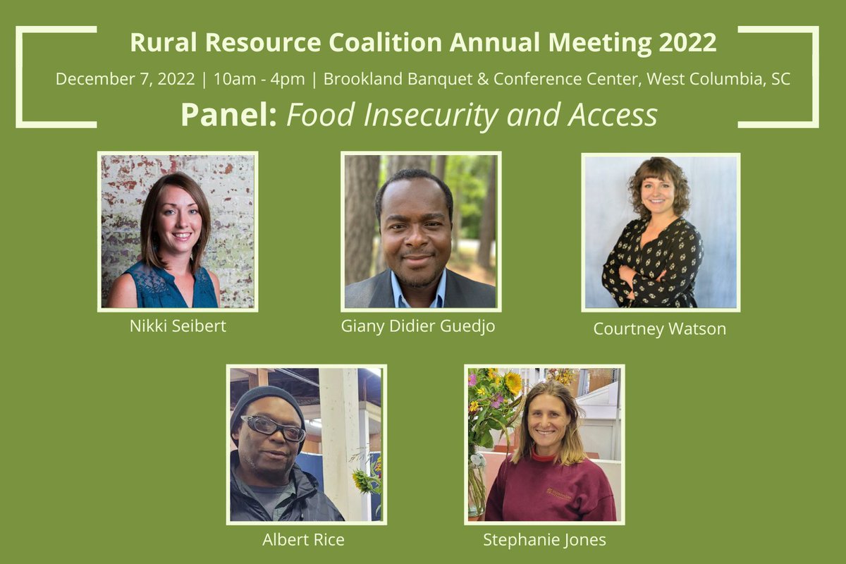 Less than one week left to buy your ticket! Join the us next Wednesday, Dec. 7 in West Columbia for our 2022 Annual Meeting focusing on the theme "What's on Rural Kitchen Table: Food, Housing &amp; Energy." Lunch will be provided. Register today for only $10: bit.ly/3Dx3aE9