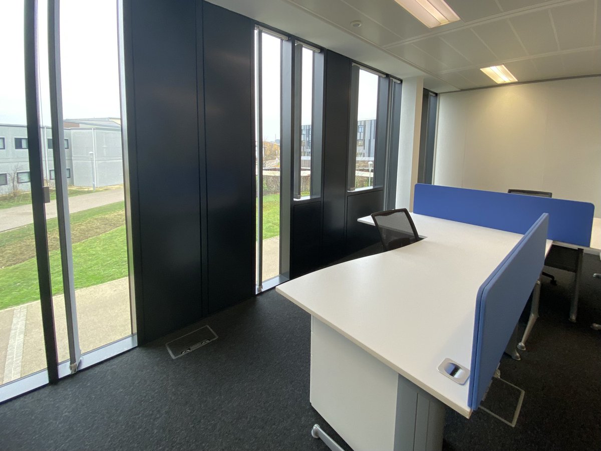 As an early Christmas present we get…..a new office!  #NewOffice #DeskWillNeverBeAsClear #NeedsADrawingBoard <a href="/york_aa/">YAA</a>