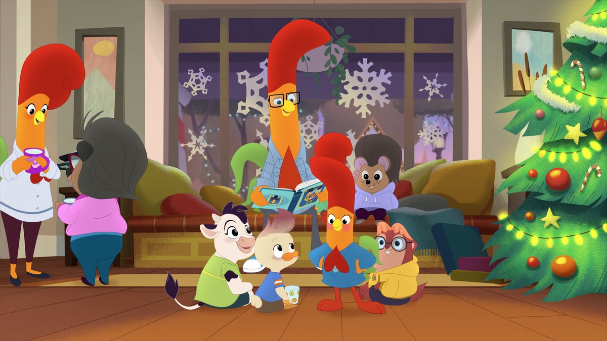 A new #InterruptingChicken holiday special is out now on #AppleTV+

“A Chicken Carol”

In the special, Ebenezer Wolf decides to cancel the holidays, so Piper teams up with the Three Little Pigs and some ghostly friends to change his mind.