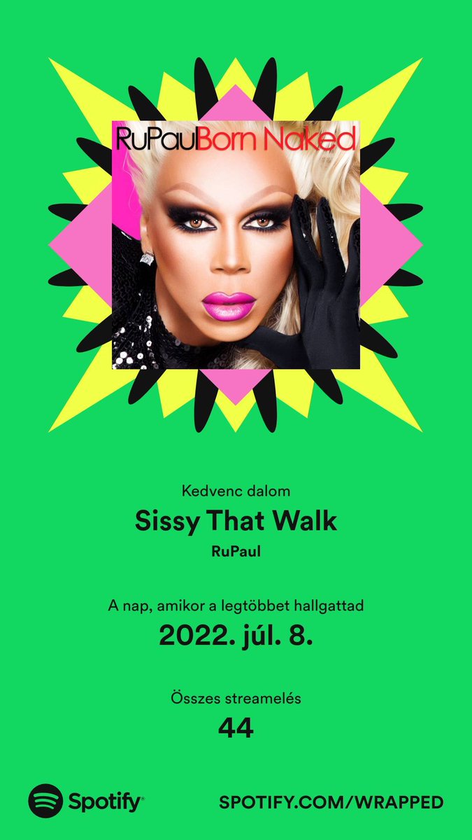 walterbenjaminB's tweet image. Well, I really had to sissy that walk this year, I guess #SissyThatWalk #SpotifyWrapped #RuPaul