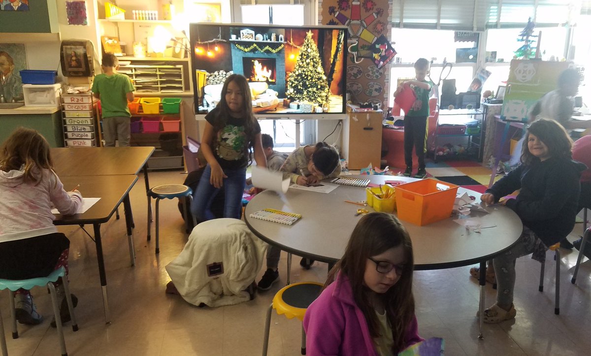 Sayles227's tweet photo. I love how willing elementary students are to help others learn! These 3rd graders at Madison Elementary helped me relearn how to make a snowflake today. First one in what's probably been 30 years! https://t.co/1aK7BLyozm