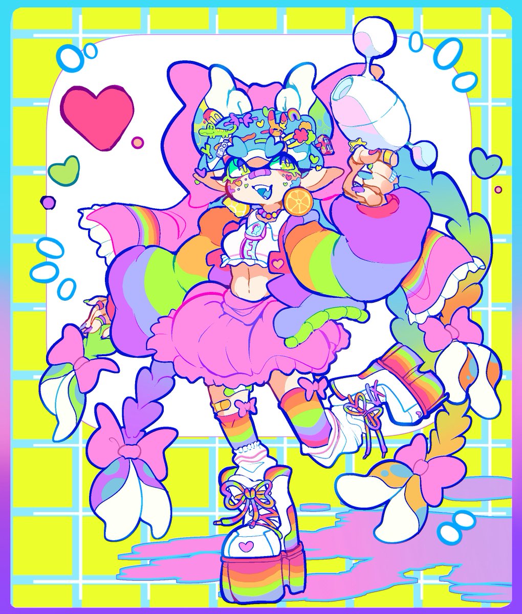 CuddleTheCoatls's tweet image. ✨🌈✨
Commission for @_LittleParade_ !!!