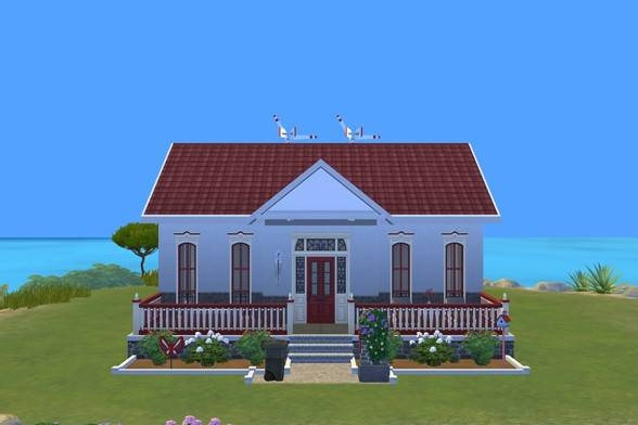 BeckAllOver's tweet photo. I just shared the Med Luxe Starter Lot on #TheSims4 Gallery! https://t.co/pxTZSvGUJ2