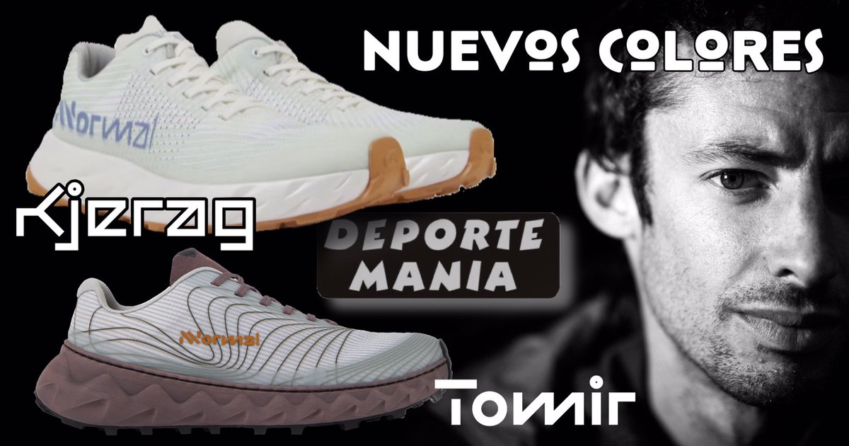 deportemaniaSVQ's tweet photo. Nuevos Colores de #Nnormal #KJERAG la zapa de Trail de máximo rendimiento y #TOMIR👟 la mayor durabilidad, comodidad, adherencia, amortiguación y rendimiento https://t.co/kqwTirjfhE