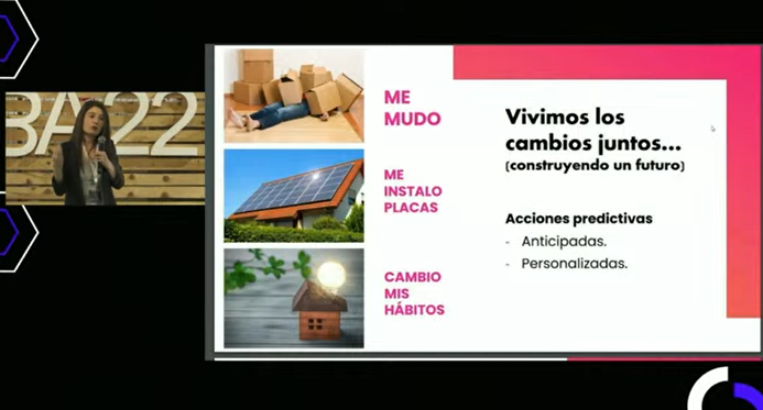 Podemos intuir si el usuario está en un momento de cambio y es en ese momento, cuando tenemos que estar ahí. 

Gran ponencia la que nos ha dejado, Àngela Benavent de <a href="/HolaLuzcom/">Holaluz</a>.

#EBA22
