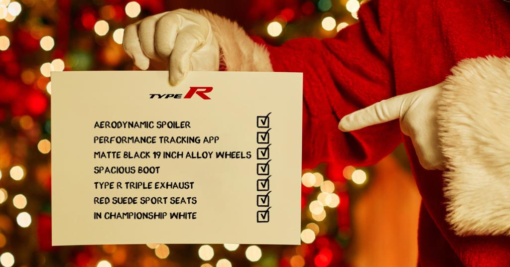 Dear Santa....For Christmas this year I’d love a Civic Type R! 🎁 🎄 Why not configure your own Type R on our website? Tweet us your screenshots of your dream Type R 📸 spr.ly/6013MheQU