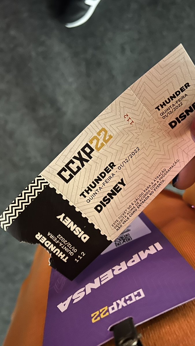 Día 2 desde la #CCXP2022 

A minutos de iniciar el panel de Disney / Marvel / Fox. ¿Qué sorpresas creen que nos depare la #CCXP22?