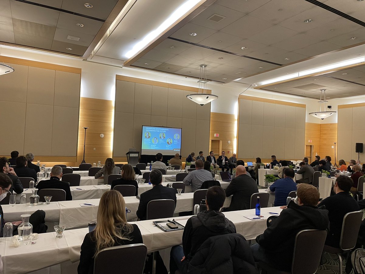 Thank you to <a href="/QWCevent/">Quantum World Congress</a> for hosting an engaging discussion about #quantum and #cybersecurity with moderator NSI Executive Director <a href="/jamil_n_jaffer/">Jamil N. Jaffer</a>, Bruno Huttner of <a href="/IDQuantique/">ID Quantique</a>,
Denis Mandich of <a href="/qrypt_inc/">Qrypt</a>, <a href="/michaeljredding/">Michael J. Redding</a> of <a href="/Quantropi/">Quantropi Inc</a>
and Dr. Michele Mosca of <a href="/evolution_iq/">EvolutionIQOfficial</a>!