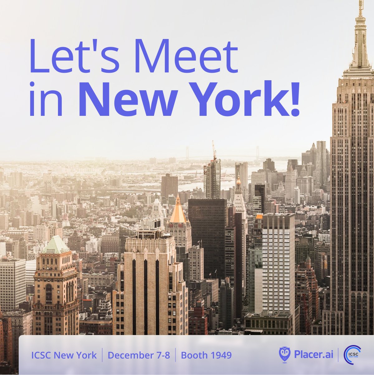 Placer.ai on Twitter "Join us for ICSC New York 2022! 🗽 The Placer