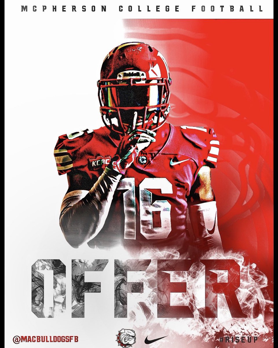 After a conversation with @CoachJFisc I’m very blessed to receive my second offer from @MACBulldogsFB!!!!!!! @Coach_JHyde @CoachA_GHS @GHSMustangsFB