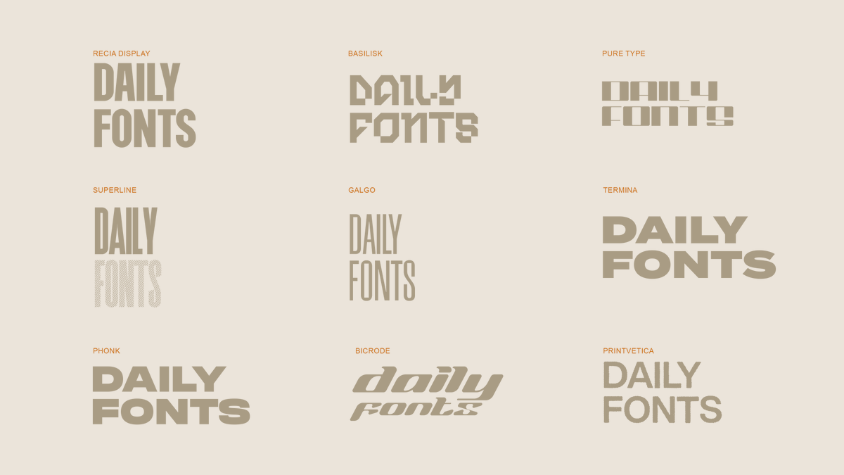 For my graphic designers who need some more dope free display fonts,

These are some previous pickups and most recently used for design projects.

bit.ly/Display_Fonts_2