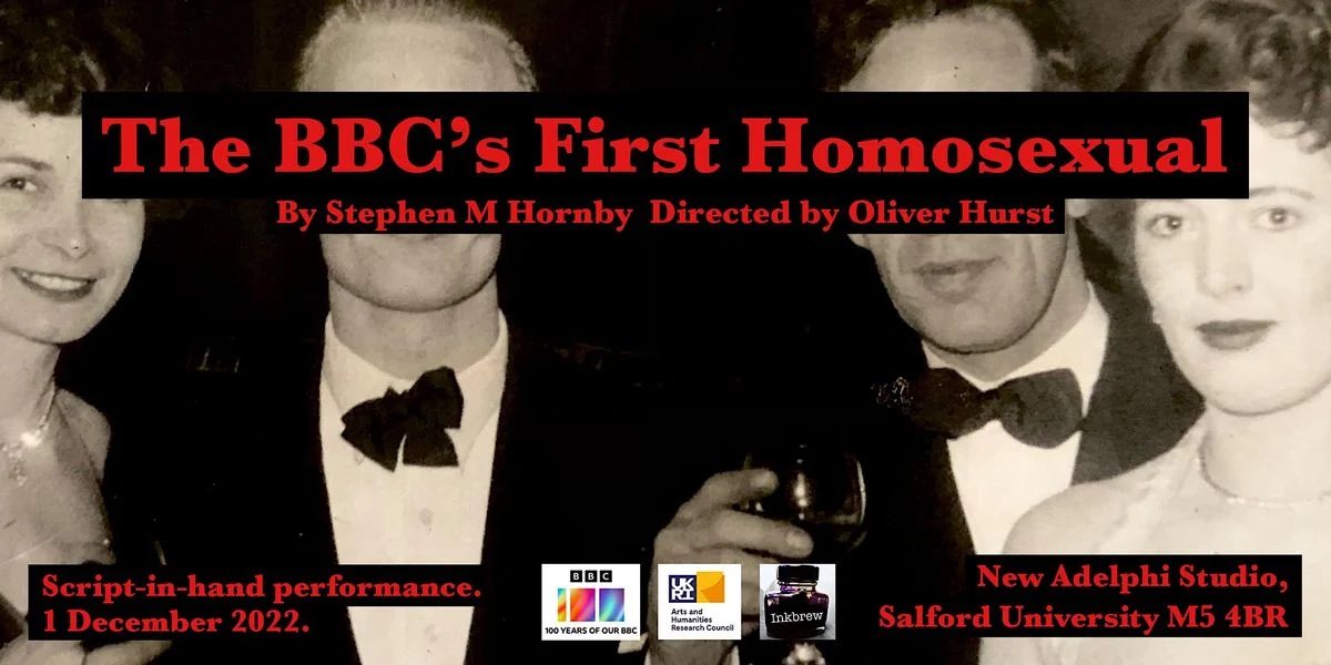 Simon_Naylor's tweet image. Managed to catch #TheBBCsFirstHomosexual today. Fantastic work; a great piece that was moving, informative &amp;amp; brilliantly performed by triumvirate @georgemiller99 @heyworth_emily &amp;amp; @jordantweddle, under the watchful eye of @oli_hurst99. Definitely more to come! ❤️🐝 🌈 #Manchester