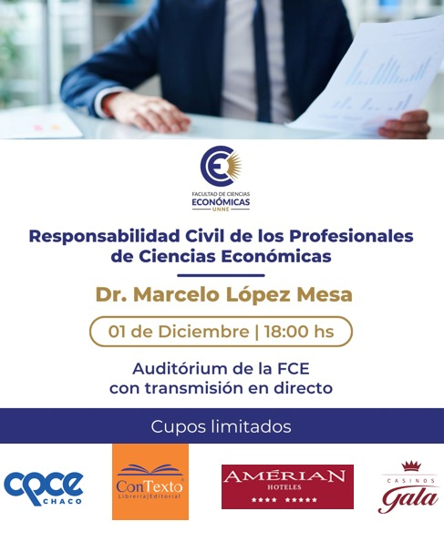 Responsabilidad Civil de los Profesionales en Ciencias Económicas / #FCEUNNE / Argentina
youtu.be/eVSCcPVYTyE