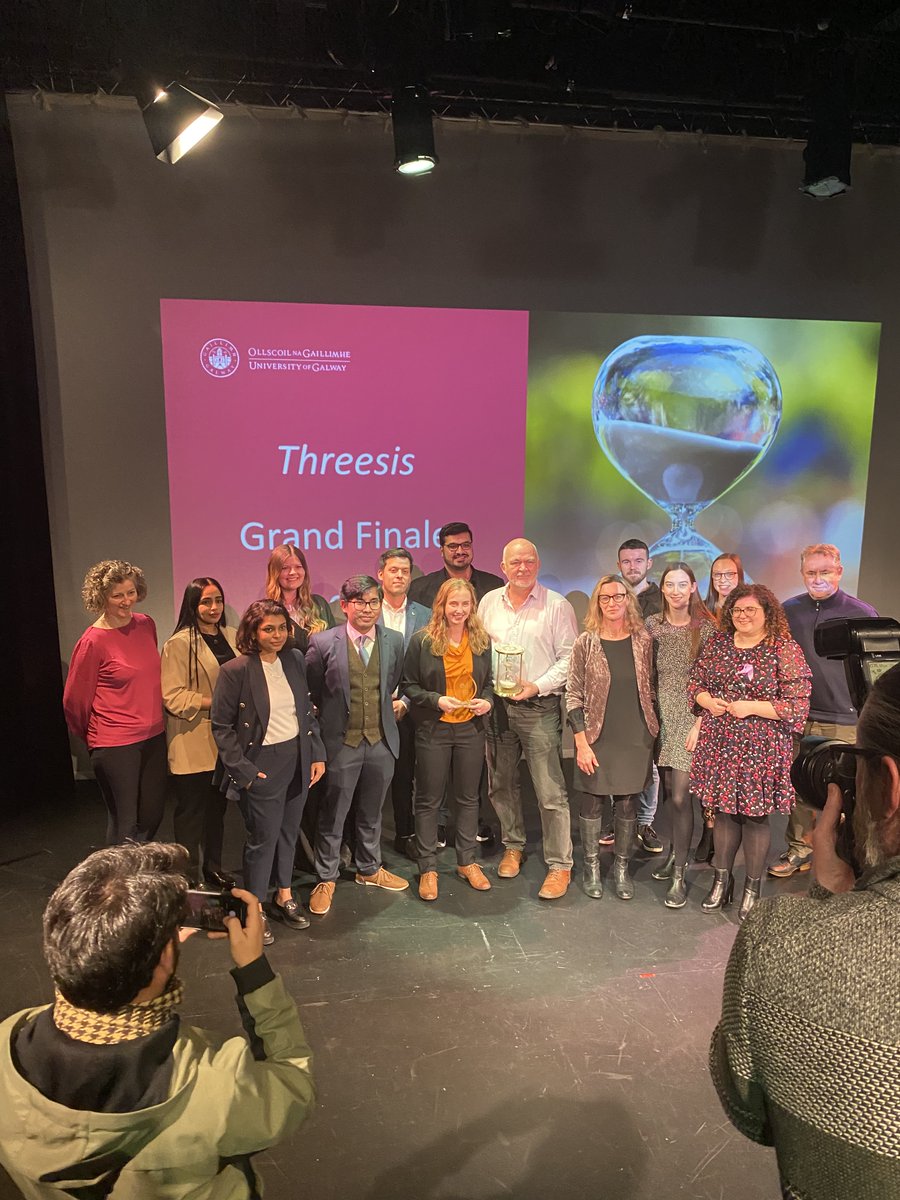 Garry P. Duffy (@gduffy00) on Twitter photo Congratulations <a href="/VtoriWard/">Victoria Ward</a> on winning the #Threesis competition with a talk on "Heart Attacks & Hydrogel Heroes" <a href="/uniofgalway/">Ollscoil na Gaillimhe | University of Galway</a>! Big thanks to <a href="/ambercentre/">AMBER</a>
& @scienceirel for funding her work. Excellent evening of stellar snapshots of 12 PhD projects organised by <a href="/Galway_Research/">University of Galway Research & Innovation</a> Congratulations <a href="/VtoriWard/">Victoria Ward</a> on winning the #Threesis competition with a talk on "Heart Attacks & Hydrogel Heroes" <a href="/uniofgalway/">Ollscoil na Gaillimhe | University of Galway</a>! Big thanks to <a href="/ambercentre/">AMBER</a>
& @scienceirel for funding her work. Excellent evening of stellar snapshots of 12 PhD projects organised by <a href="/Galway_Research/">University of Galway Research & Innovation</a>