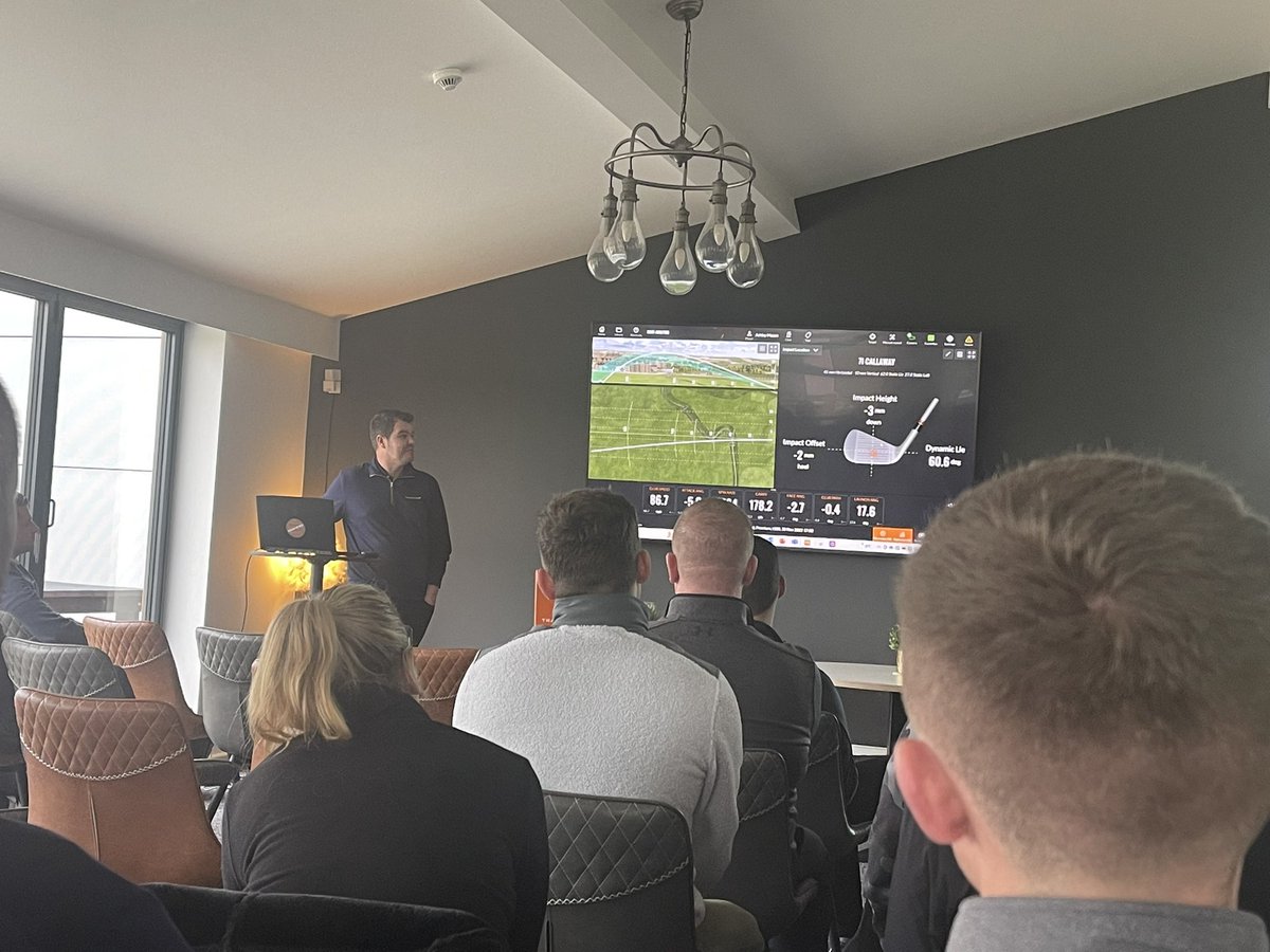 richhughespga's tweet image. A good @TrackManGolf workshop today. Thank you for having me @TrackManAsh @TrackmanJames 🤝