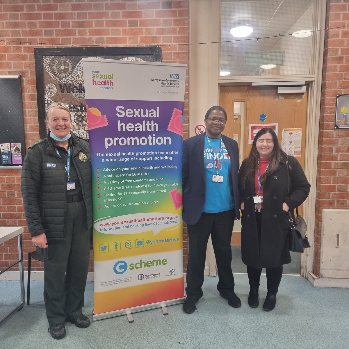 Fantastic afternoon turn out for #roughsleepers #Homeless new monthly drop in #sexualhealth  clinic.
#Derby #teamwork