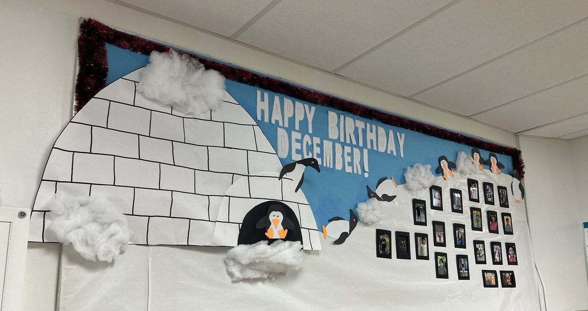 What a wonderful way to start all December birthdays!  Thank you to the birthday board committee for always doing a phenomenal job! #itsgotobebhe @LivSchools