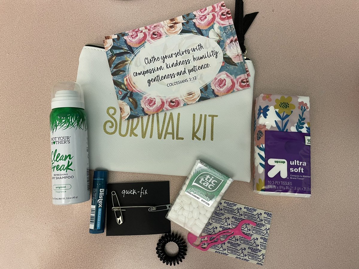 hooker_mrs's tweet image. How cute is this teacher survival kit?  Thank you to my secret gift sender!  @OnslowSchools #OnslowDLT