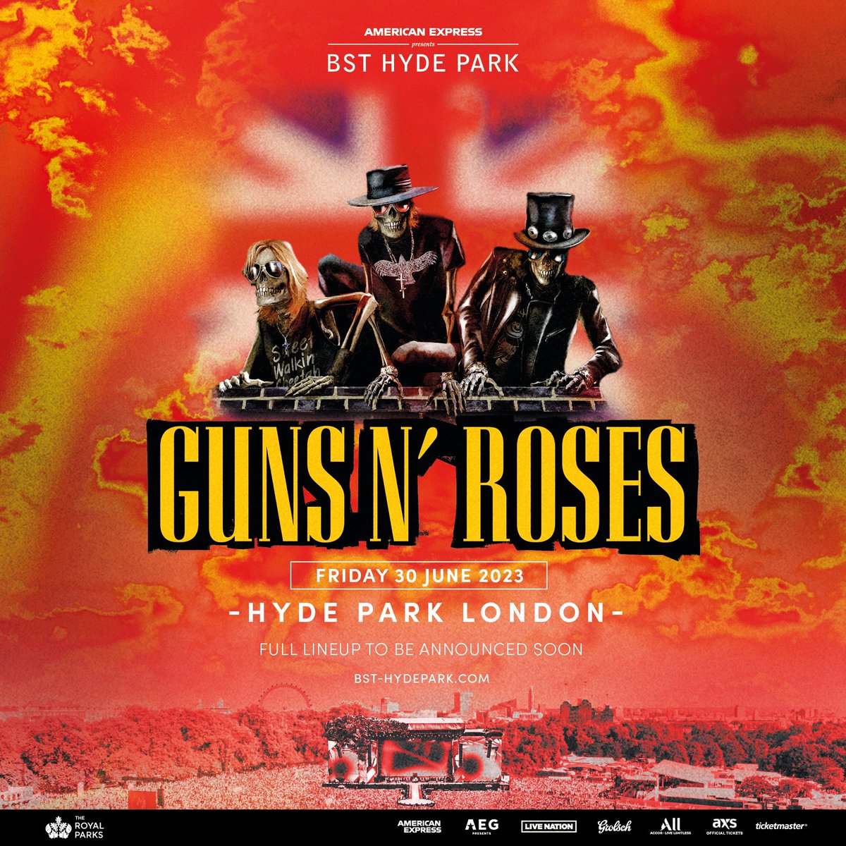 London! Announcing our first show of 2023, see you in Hyde Park 🇬🇧 Nightrain presale | Dec 5 On sale | Dec 7
#slashnews
