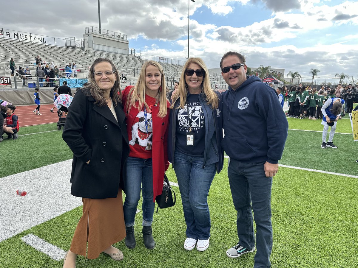 4 amazing admin at the track finals.  #ridingthewavetocollege @valverdesupt @mark_lenoir