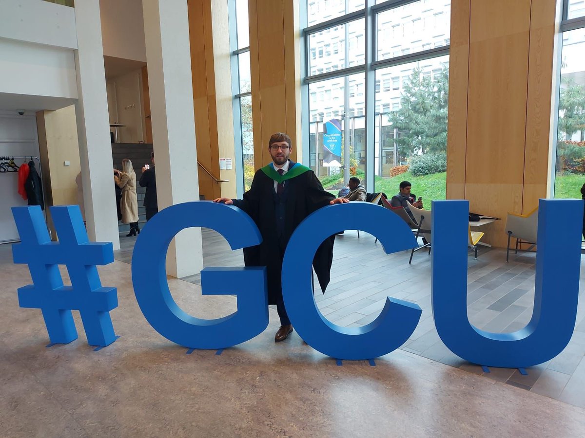 Graduated with a degree in Railway Operations Management from #GCU it was really difficult studying alongside working, but it was worth it!