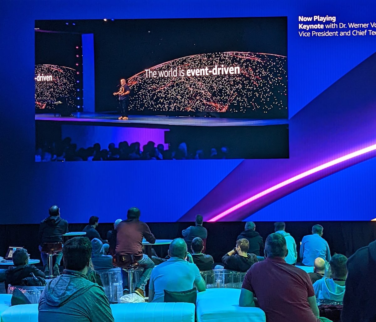em__shea's tweet photo. "The world is event-driven," and AWS services can help you build like it! We just launched a brand new event-driven architectures hub on Serverless Land to help you learn all about building event-driven on AWS 🚀 https://t.co/sbNXGXIRT0