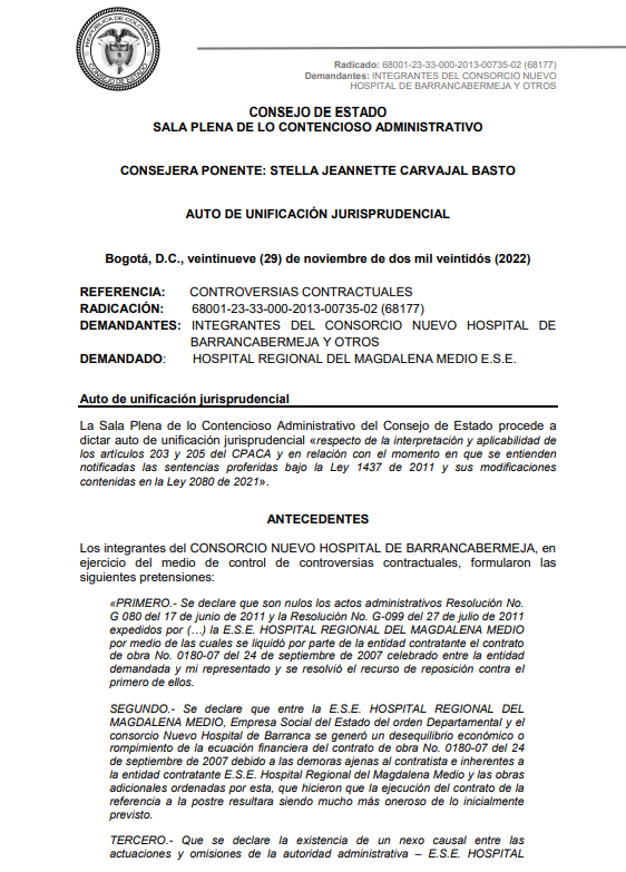 articulo20's tweet photo. SENTENCIA RECOMENDADA 🗣 

#Unificación #Contencioso #Telecomunicaciones🔹
@consejodeestado unifica su jurisprudencia sobre el momento en que se entienden notificadas las sentencias por vía electrónica

RAD: 00735-02 (68177) https://t.co/GszdkSn6fm