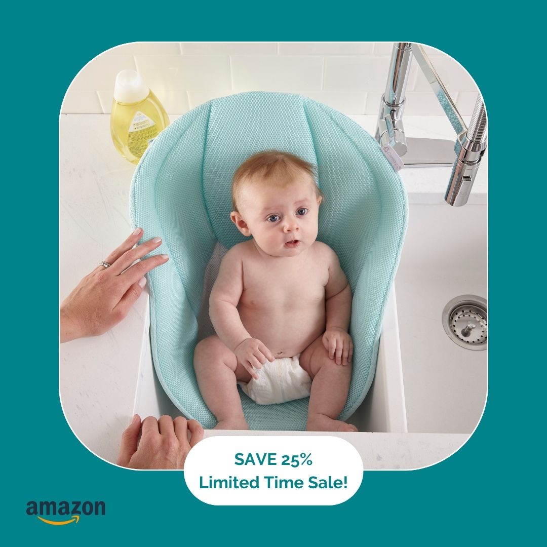For a limited time, SAVE 25% on the Contours Cozy™ Infant Sink Bather at Amazon! 

Make bath time extra cozy with the Contours Cozy™ 🛀