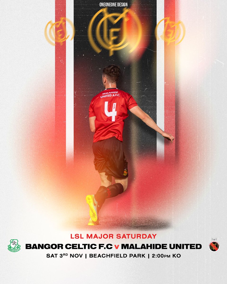 Our Saturday side are also in action this weekend when they travel to Beachfield Park to take in Bangor Celtic in the league. Kick off 12pm and all support is welcome 🔴⚫️ #malahideunited #muafc #LSLLiveScore #LSL