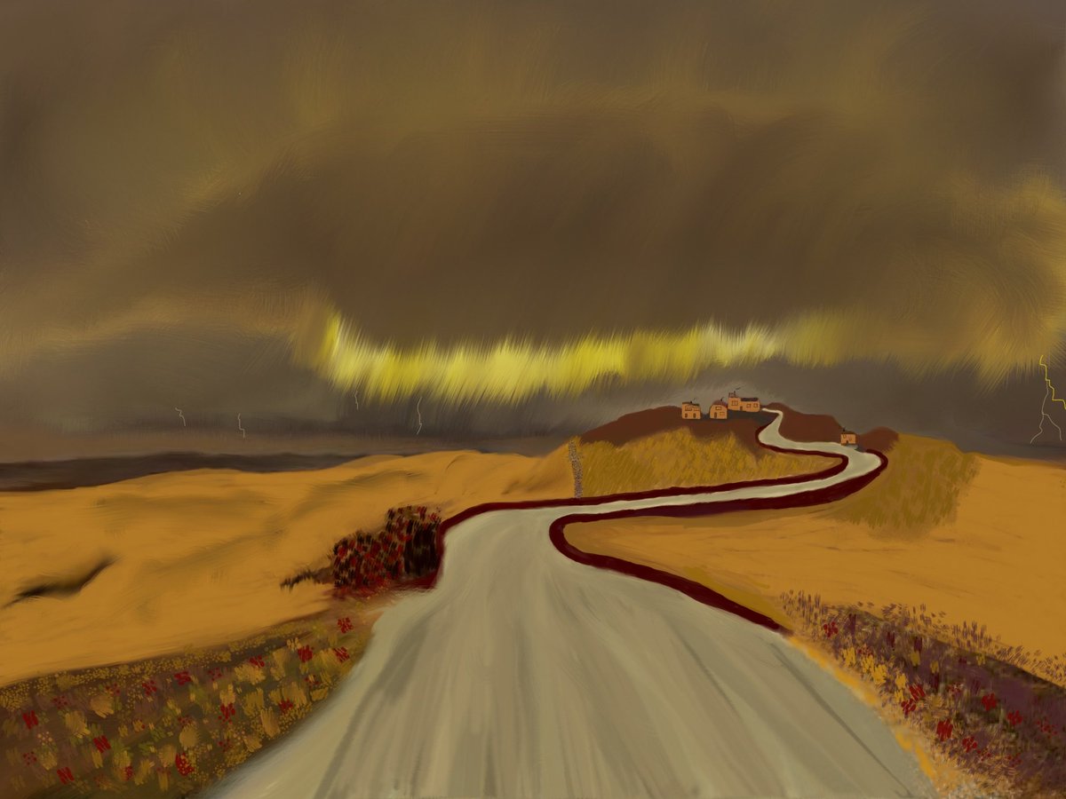nick_watermn's tweet photo. The Olde Country” by NickO 2013. #art #artistontwitter #painting #nicko #ipadimagination #digitalartist #digitalart https://t.co/Fk9Acov3NE