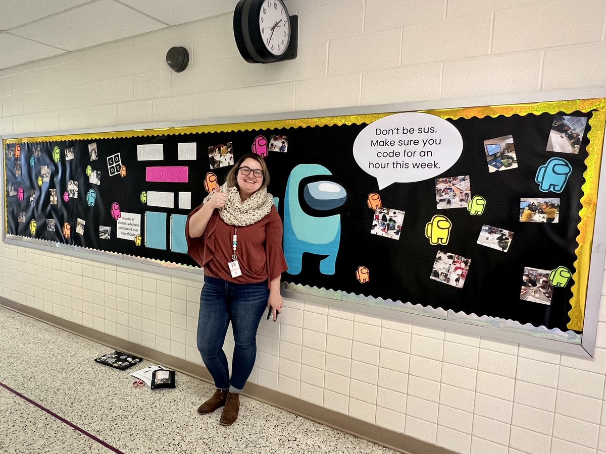 mrschelsiegrant's tweet image. We are ready to code next week @SullyES_LCPS!! #csforlcps #hourofcode2022 #csforlcpshoc