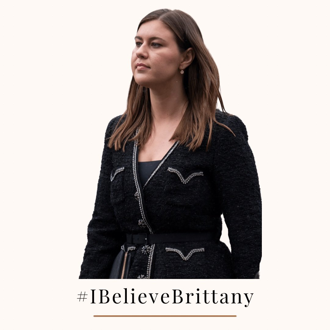 My respect. My gratitude. My devastation for the outcome of her battle for justice. Sometimes it feels like nothing has changed. But it has and will continue to. Because of women like Brittany.