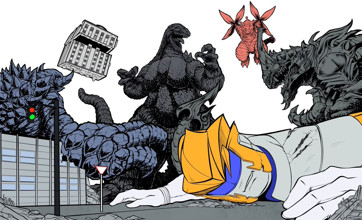 Another #gigabash wip Can't wait to play the new DLC with Godzilla