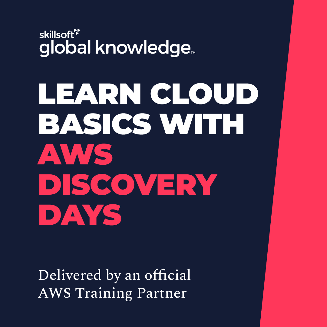 Join us for a live event designed to teach business leaders and IT technical professionals the benefits of computing in the AWS Cloud! 

Register now: globalknowledge.com/us-en/course/1…