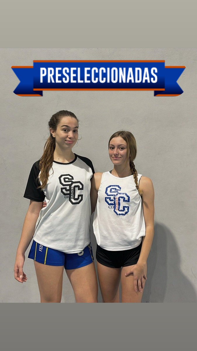 CB_SantaCruz's tweet photo. Carlota Delgado y Aroha Fariña vuelven a estar convocadas para los entrenamientos de la Selección canaria cadete. Esta vez se van a Vecindario, Gran Canaria, para seguir demostrando que son unas jugadoras top. ¡A por todas!

#somoscanteraEBA
#somosbaloncesto https://t.co/D99Q3biROI
