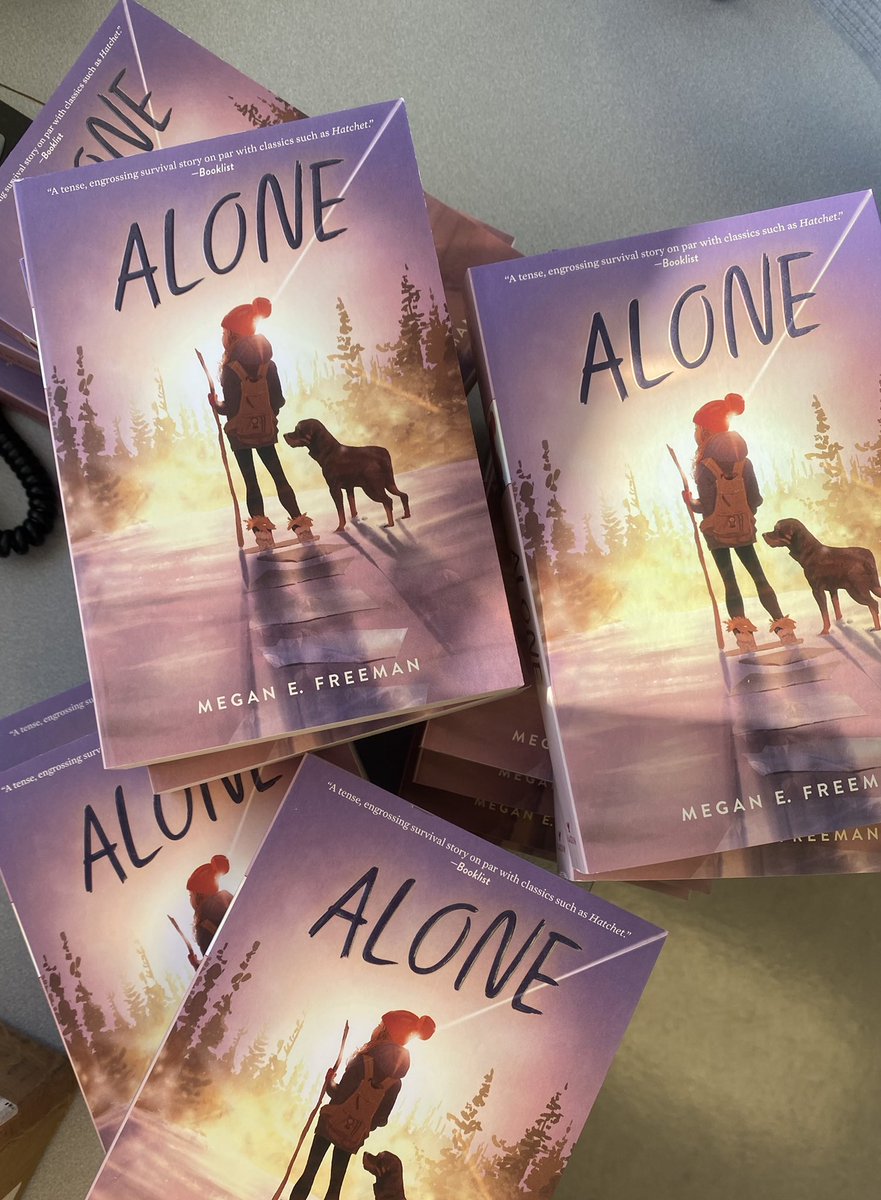 @PacificRimSD70 first Int book club books are on their way! Our winning title is Alone by @meganefreeman #pacificrimlearns @sspring112 @JamesMessenger6 @mrskynoch @TSeredick @craig_mcaulay @kristinebertoia @StaceyManson8