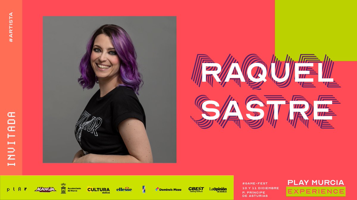 playgenpro's tweet photo. #invitada #team

@raquelsastrecom 🙌 Humorista, guionista, escritora... ¡Y estará con nosotros en Murcia para pasarlo en grande! 😂 #RaquelSastre 

🔴 𝙿𝙻𝙰𝚈 𝙼𝚄𝚁𝙲𝙸𝙰 𝙴𝚡𝚙𝚎𝚛𝚒𝚎𝚗𝚌𝚎
📅 10 y 11 Diciembre 
🎟️ https://t.co/f1zTEr85rW
#playmurciaexperience #playmurcia https://t.co/jft9lJBSQL