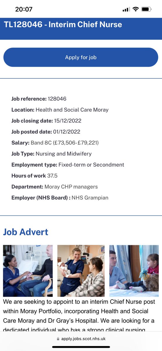 samanth57318481's tweet photo. Great opportunity to join the team in Moray. @HSCMoray @NHSGrampian @DrGrays_Elgin happy to chat to anyone interested… Moray is a great place to live and work 😊More information on jobtrain … https://t.co/0lRklCCw55