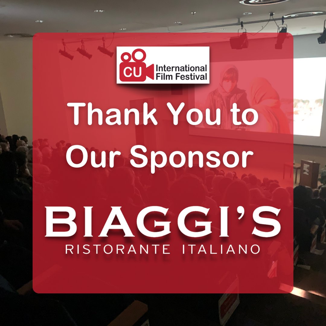 Thank you to our sponsor Biaggi's! #CUIFFthankful