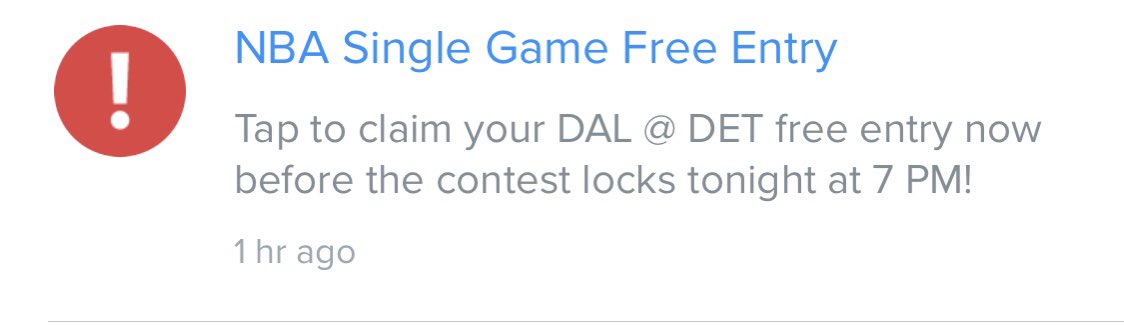HeweyDFS's tweet photo. TY so much @FanDuel 👎 https://t.co/OHrdZbCFbz