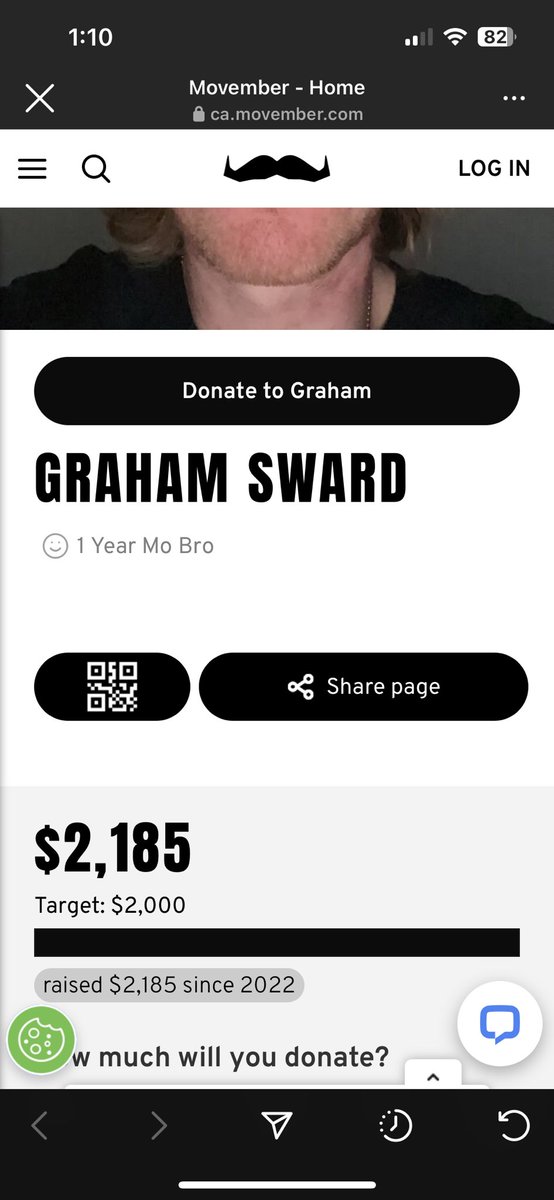 Thanks to everyone who donated and helped me hit my goal! <a href="/MovemberCA/">Movember Canada</a>