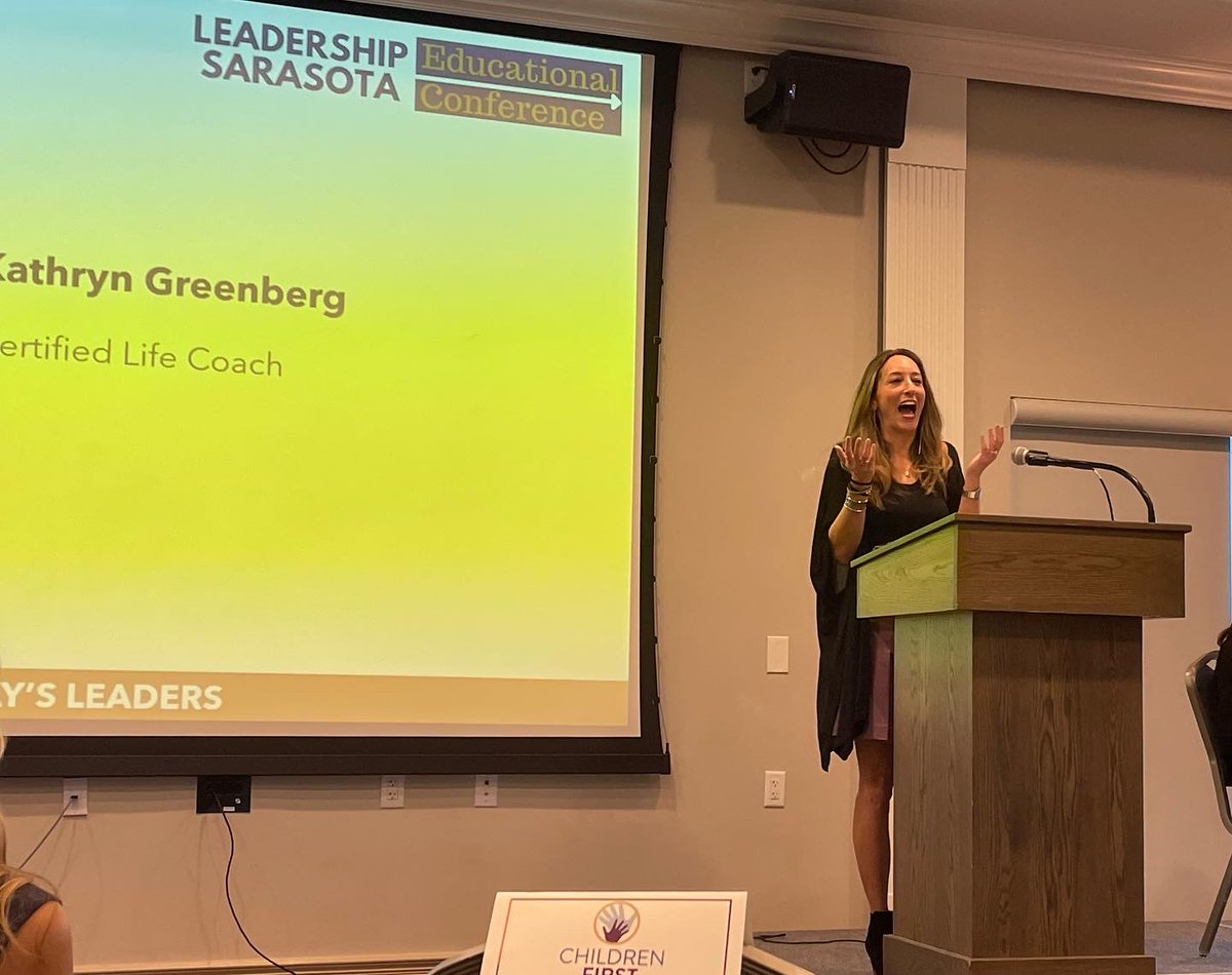 kat_greenberg's tweet photo. What a privilege to speak at the Leadership Educational Conference: Mental Wellness in the Workplace at The Greater Sarasota Chamber.

Honored to be among some amazing humans.

@HeraldTribune,@NAMISRQMANATEE, @weloveresilient, @CenterPlaceHlth, @UWSuncoast, @ChildrenFirstHS https://t.co/g5sBwNcKds