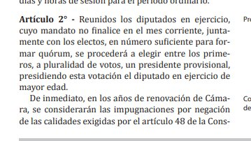 BeronRex's tweet photo. @TheKiwishow2 @WolffWaldo @MonicaFradeok @FerIglesias Este es el reglamento.... Decir que por tradición se le da la presidencia al partido que es Oficialista es un invento de los Diputados.
En 2023 se van a dar cuenta que el Kirchnerismo no va a ser tan TRADICIONAL 😈 https://t.co/glEd5dKmKw