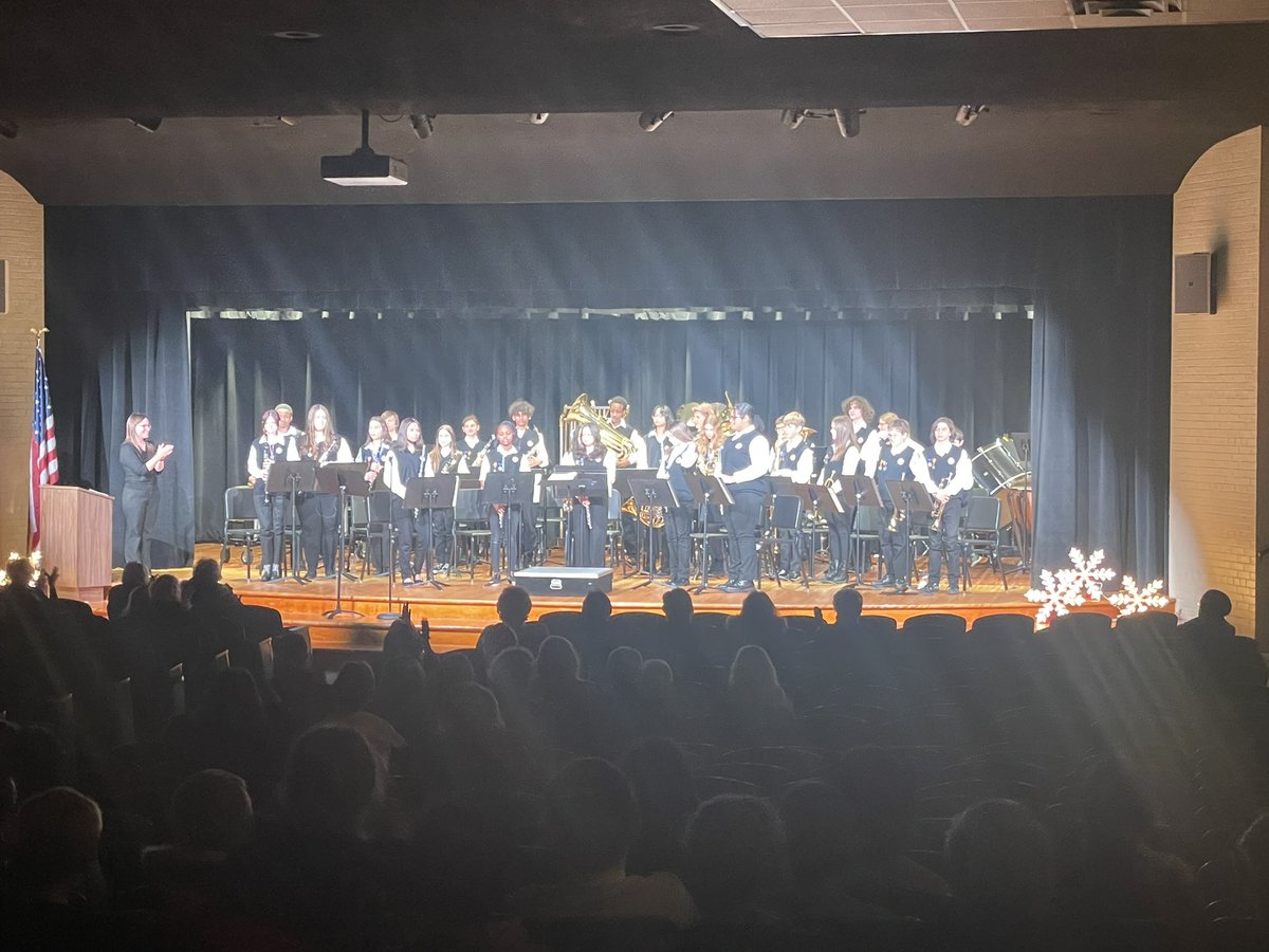 The 8th grade band did an amazing job performing for the <a href="/PagePanthers/">John Page Middle School | The Lamphere Schools</a> Senior Citizen Community Holiday Concert today. <a href="/LamphereSchools/">Lamphere Schools</a> #wearelamphere