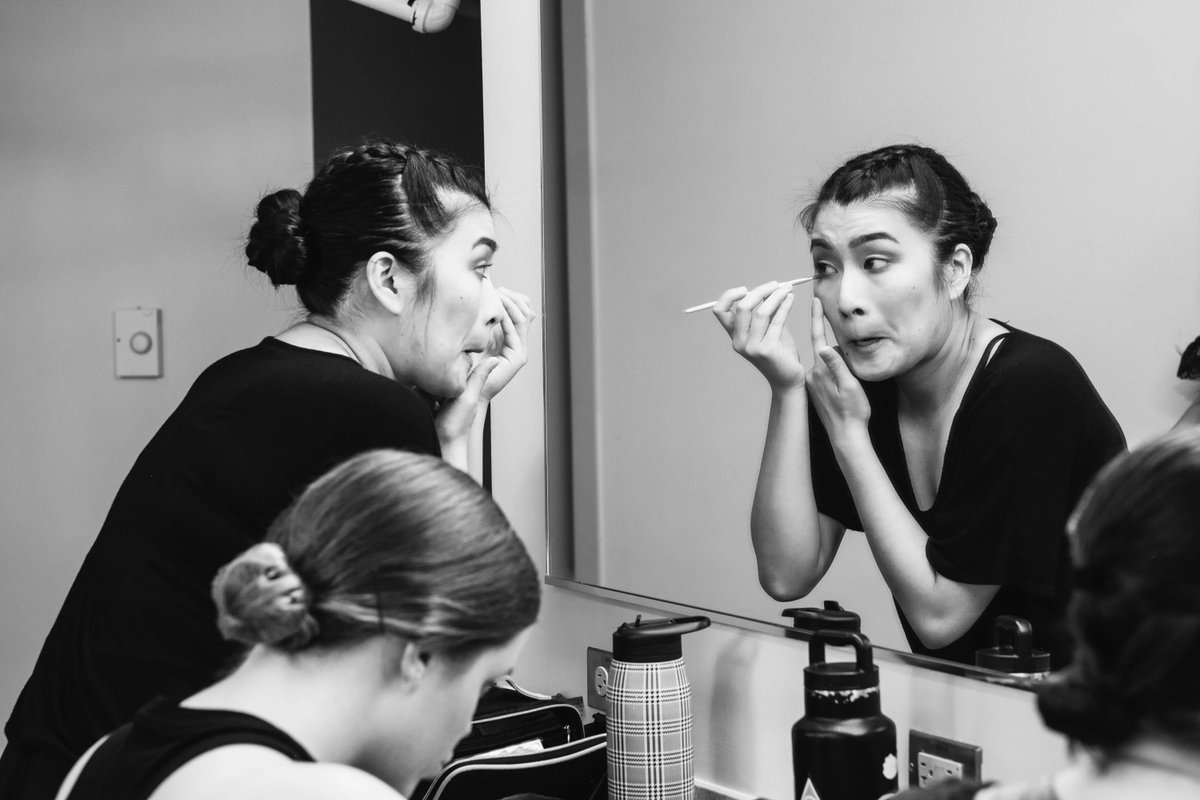 NCStateDance's tweet photo. A #throwbackthursday behind-the-scenes moment! A lot goes into our performances—including glam! ✨
#ncstatedance #ncstatedanceprogram #ncstate https://t.co/ch28ZUu8c2