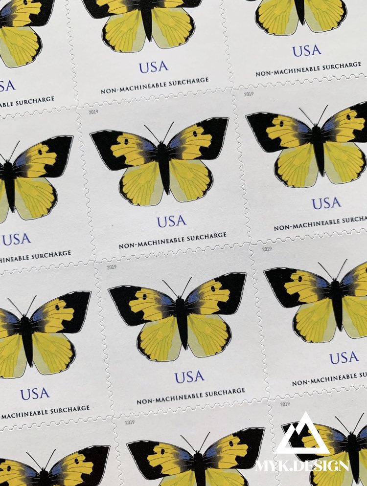 California Dogface Butterfly 8-20 U.S. Postage Stamps | Face Value Current Non Machineable Rate | 2019 | Scott 5346 myk.design/products/calif… #PostageStamps #PhilatelicLife #Philately #MailArt #VintageStamps #SnailMail #ChristmasCards #USPS #PostCrossing #Butterfly